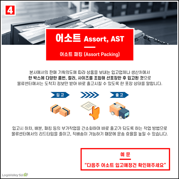 물류 현장 실무 용어 어소트