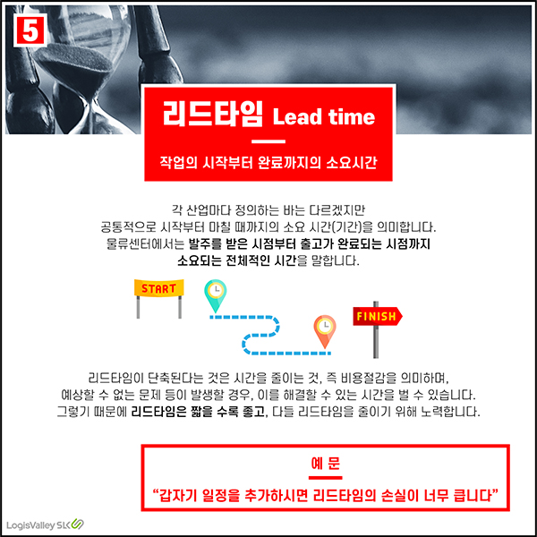물류 현장 실무 용어 리드타임